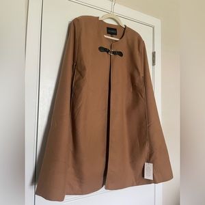 Eloquii camel cape coat NWT